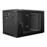 Kép 2/3 - LANBERG WF01-6406-10B wall-mounted rack 19inch demounted flat pack 6U/600x450mm black