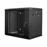 Kép 3/5 - LANBERG WF01-6409-10B wall-mounted rack 19inch demounted flat pack 9U/650x450mm black