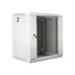 Kép 1/5 - LANBERG WF01-6412-10S Lanberg 19 fali rack szekrény 12U 600x450mm szürke (üvegajtó)