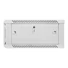 Kép 3/5 - LANBERG WF01-6604-10S Lanberg 19 fali rack szekrény 4U 600x600mm szürke (üvegajtó)