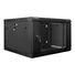 Kép 2/5 - LANBERG WF01-6606-10B Lanberg 19 fali rack szekrény 6U 600x600mm fekete (üvegajtó)