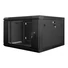 Kép 4/5 - LANBERG WF01-6606-10B Lanberg 19 fali rack szekrény 6U 600x600mm fekete (üvegajtó)