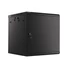 Kép 3/8 - LANBERG Wall mount cabinet 19inch 12U 600x600 steel doors black flat pack