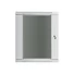 Kép 1/5 - LANBERG WF01-6615-10S Lanberg 19 fali rack szekrény 15U 600x600mm szürke (üvegajtó)