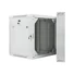Kép 4/7 - LANBERG WF02-6612-10S Lanberg wall-mounted double section rack 19 flat pack 12U/600x600mm grey