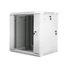 Kép 1/7 - LANBERG WF02-6612-10S Lanberg wall-mounted double section rack 19 flat pack 12U/600x600mm grey