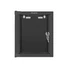 Kép 3/6 - LANBERG WF10-2306-10B Lanberg Installation Cabinet Rack Hanger 10 6U 280X310 Black