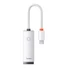 Kép 1/6 - Baseus Lite Series USB-C – RJ45 hálózati adapter 100Mbps fehér (WKQX000202)