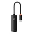Kép 1/7 - Baseus Lite Series USB-C – RJ45 hálózati adapter fekete (WKQX000301)