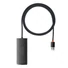 Kép 1/4 - Baseus Lite Series 4 az 1-ben USB - 4x USB 3.0 hub 1m fekete (WKQX030101)