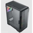 Kép 2/4 - KEEP OUT Számítógépház - XC-901 PRO (fekete, ablakos, 4x12cm ARGB venti, microATX,  1xUSB3.0, 1xType-C)