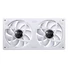 Kép 8/10 - Ventilátor Jonsbo ZA-240 Infinity Mirror ARGB fordított légáram PWM  240mm, fehér