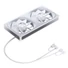 Kép 9/10 - Ventilátor Jonsbo ZA-240 Infinity Mirror ARGB fordított légáram PWM  240mm, fehér