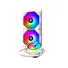 Kép 1/7 - ID-Cooling CPU Water Cooler - ZOOMFLOW 240 XT SNOW (13.8-30.5dB; max. 126,57 m3 / h; 2x12cm, A-RGB LED)