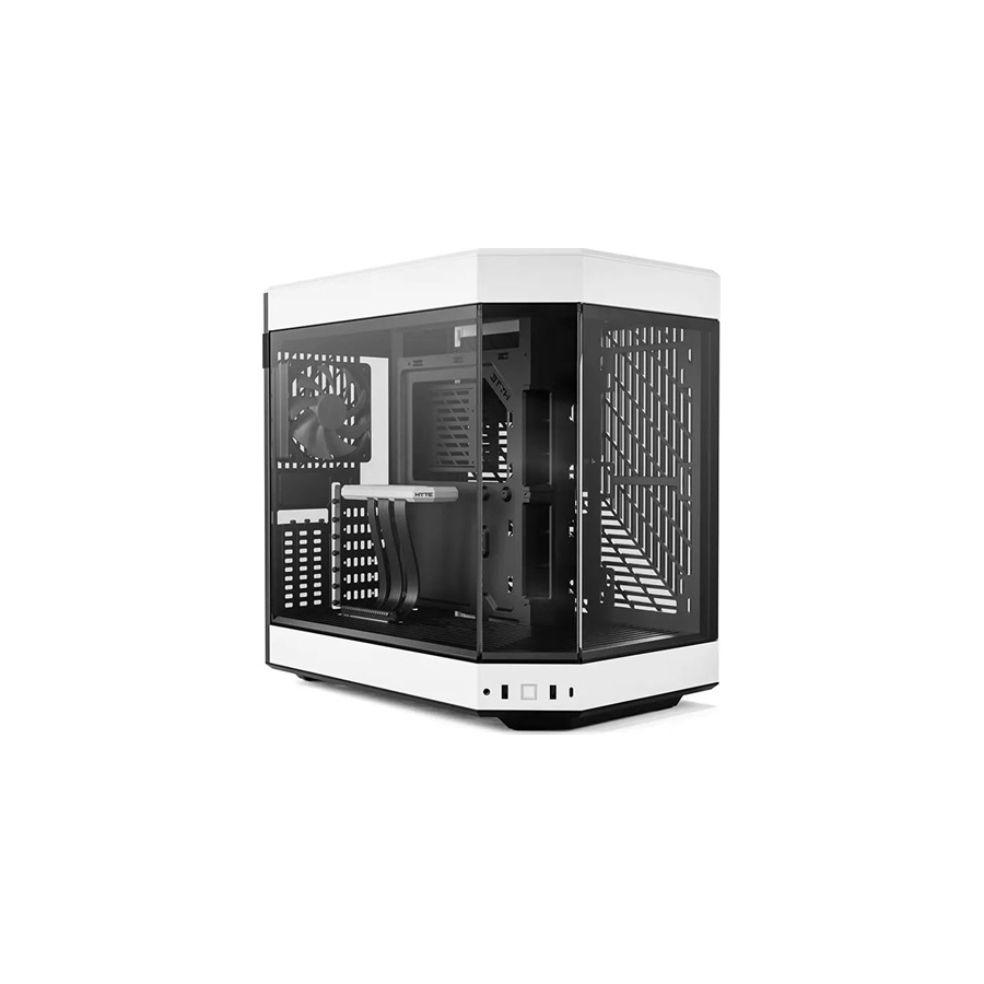 HYTE Y60 táp nélküli ablakos Mid Tower számítógépház fehér-fekete (Bontott, egyszer összeszerelt!)