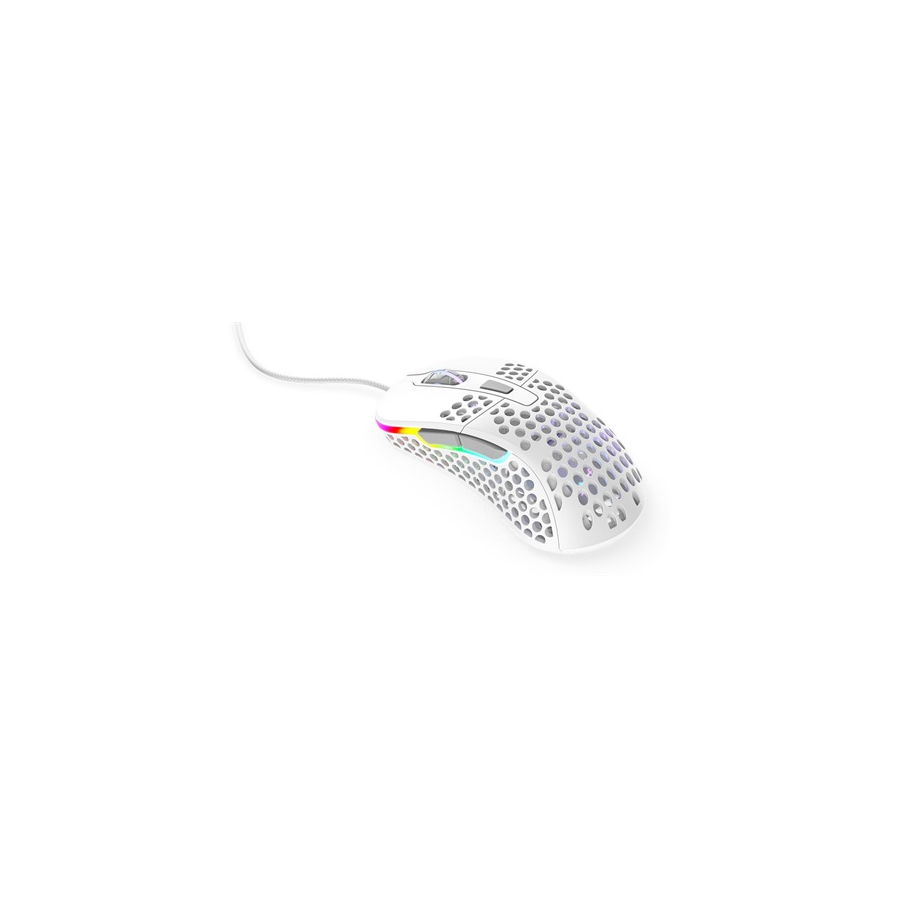 Xtrfy M4 RGB optikai USB / vezeték nélküli gaming egér fehér
