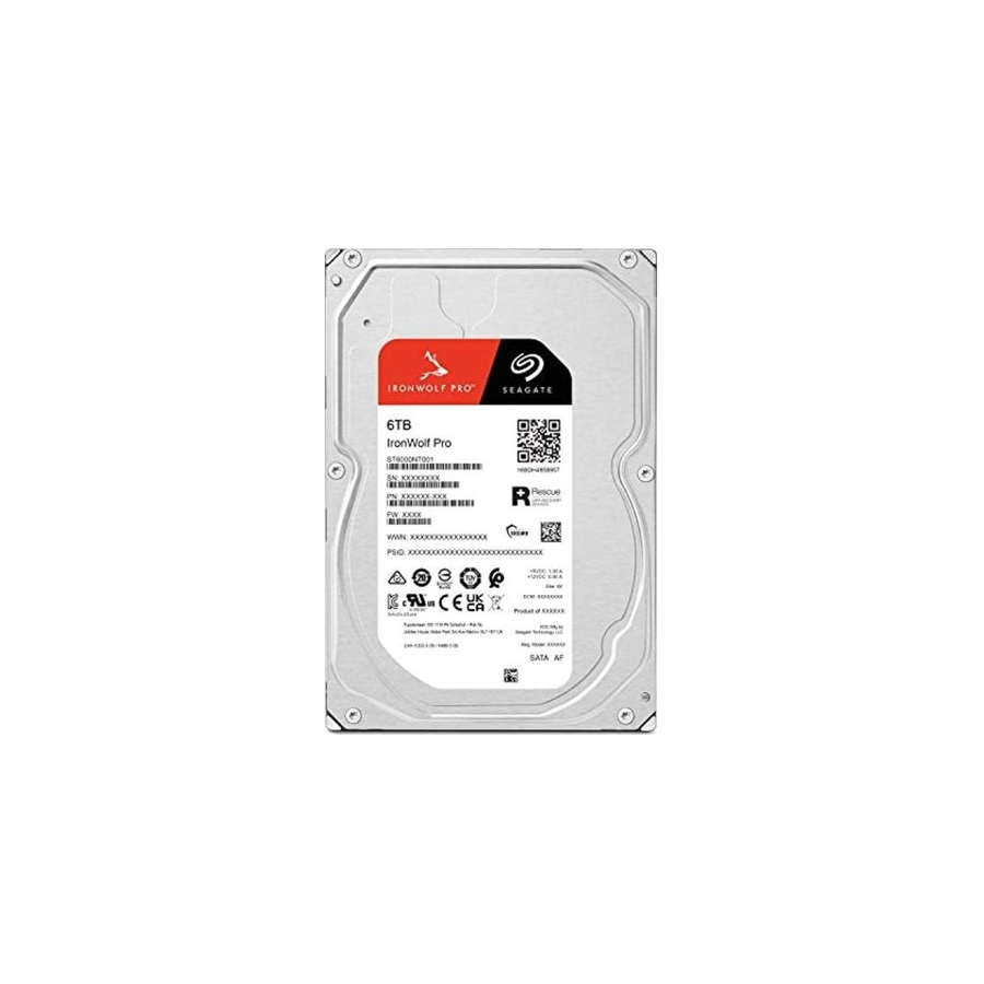 Seagate IronWolf Pro 6TB 7200rpm 256MB SATA3 3,5" HDD fekete